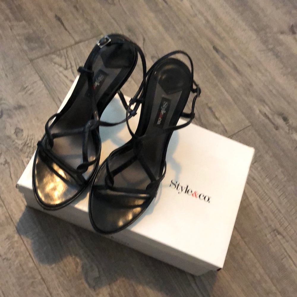 Strappy sexy Style & Co heels